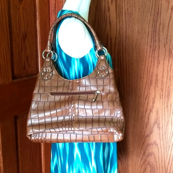 NEW LISTINGS!! Wilson's Leather Croc Embossed Bag - Picture 3 of 10